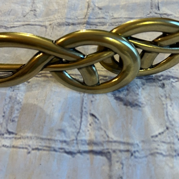 CHICO’S BACK GENUINE LEATHER CHOCOLATE BROWN BELT WITH BRASS TONE BUCKLE S/M - Picture 12 of 13